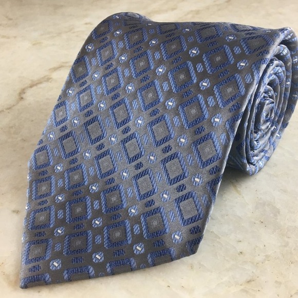 PLATINUM SILK TIE - Picture 11 of 14